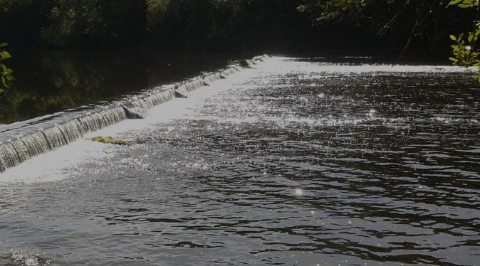 Le seuil Parry sur la Vienne © DDT 87