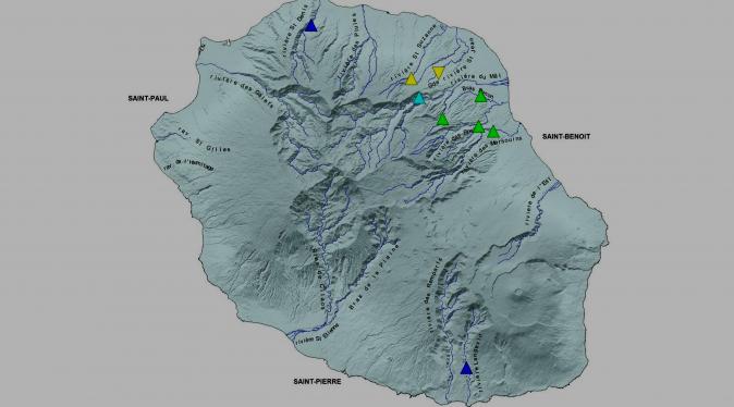 La Réunion Hydrométrie des hautes-eaux 2017-2018