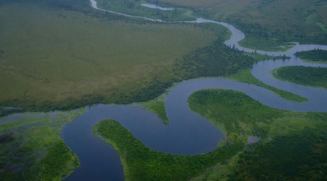 Méandres de la rivière Kobuk, Alaska