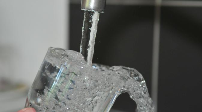Verre d'eau du robinet