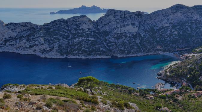 Calanque de Sormiou près de Marseille