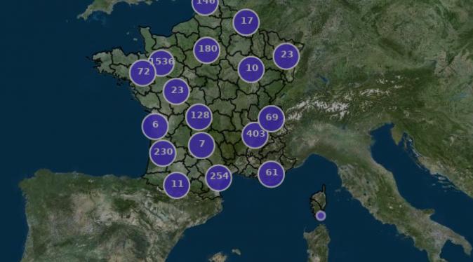 Cartographie des mesures compensatoires des atteintes à la biodiversité, Géoportail