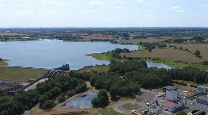 Barrage réservoir et usine de production d'eau potable du Cébron