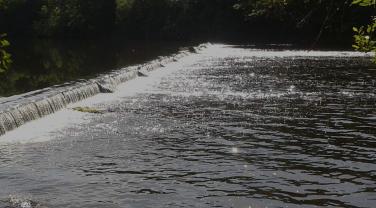 Le seuil Parry sur la Vienne © DDT 87