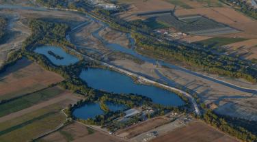 Digue des Buissonnades à Oraison