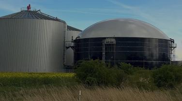 Usine de méthanisation pour la production de biogaz  © Wikimedia