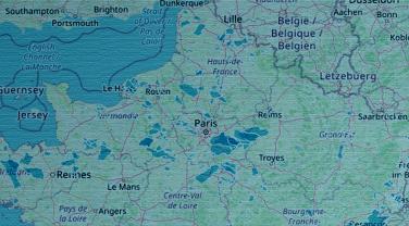 carte des aires d'alimentation de captage en france métropolitaine