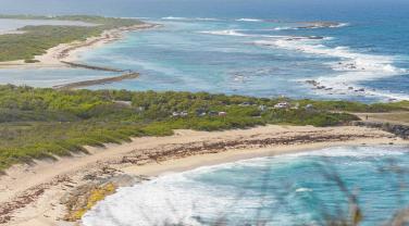 Paysage de Guadeloupe pris à l'occasion d'une mission de surveillance depuis les vigies du littoral