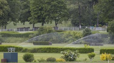 Irrigation d'un terrain de golf