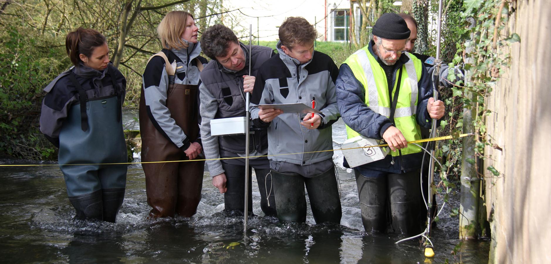 Initiation au jaugeage d’un cours d’eau avec la DREAL de la Somme