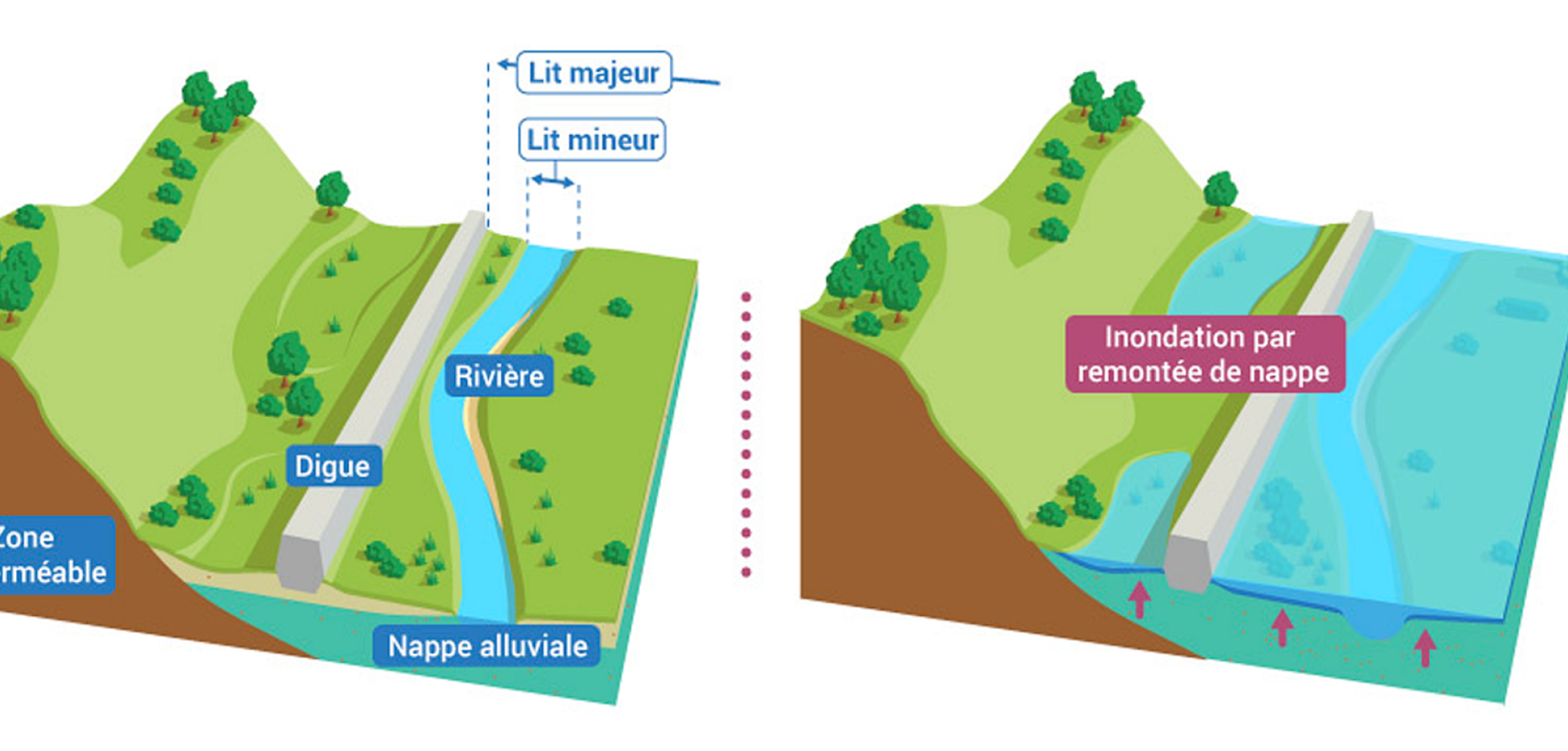 L'inondation par remontée de nappe L'inondation par remontée de nappe