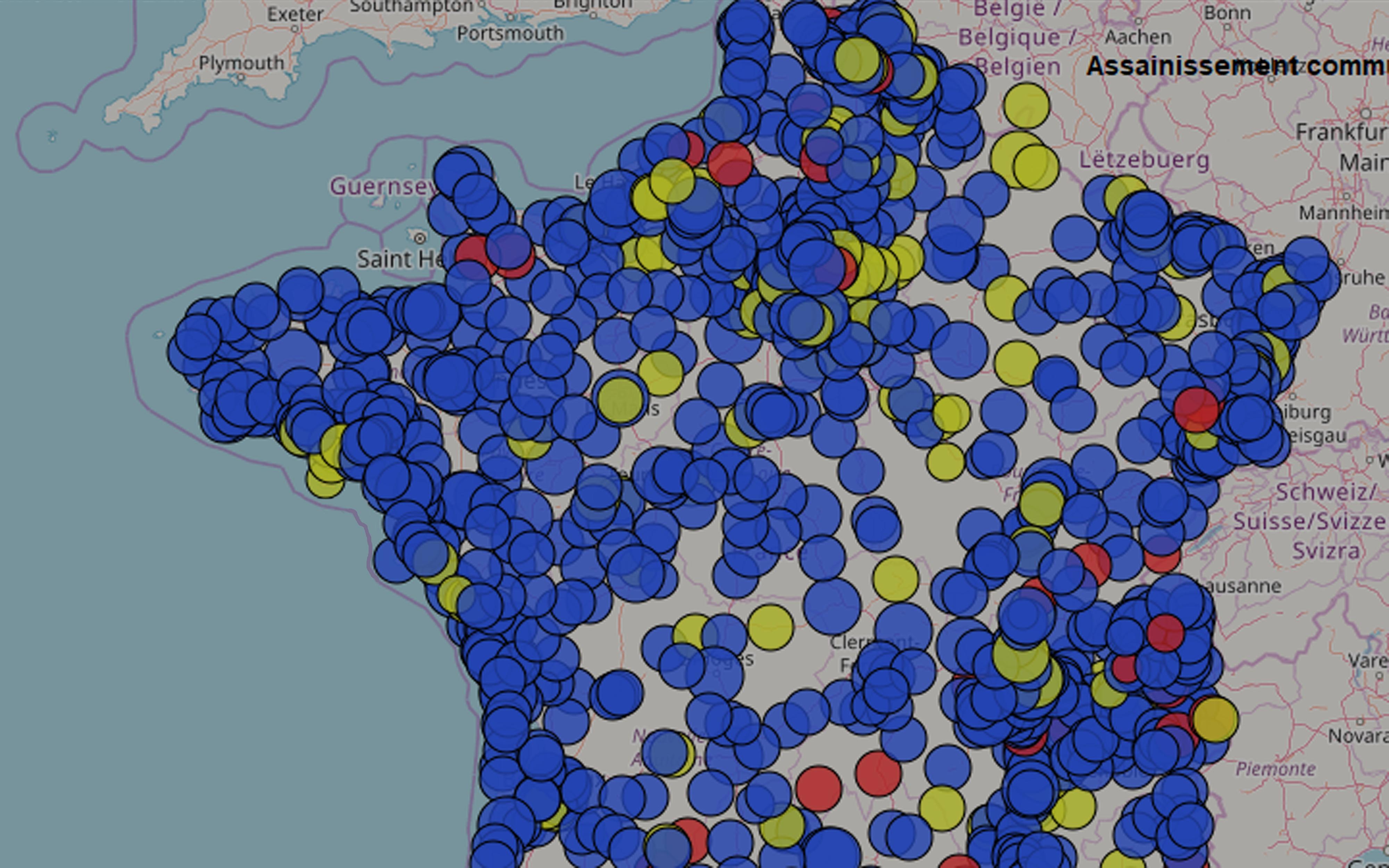 Carte d'information sur l'assainissement communal Carte d'information sur l'assainissement communal