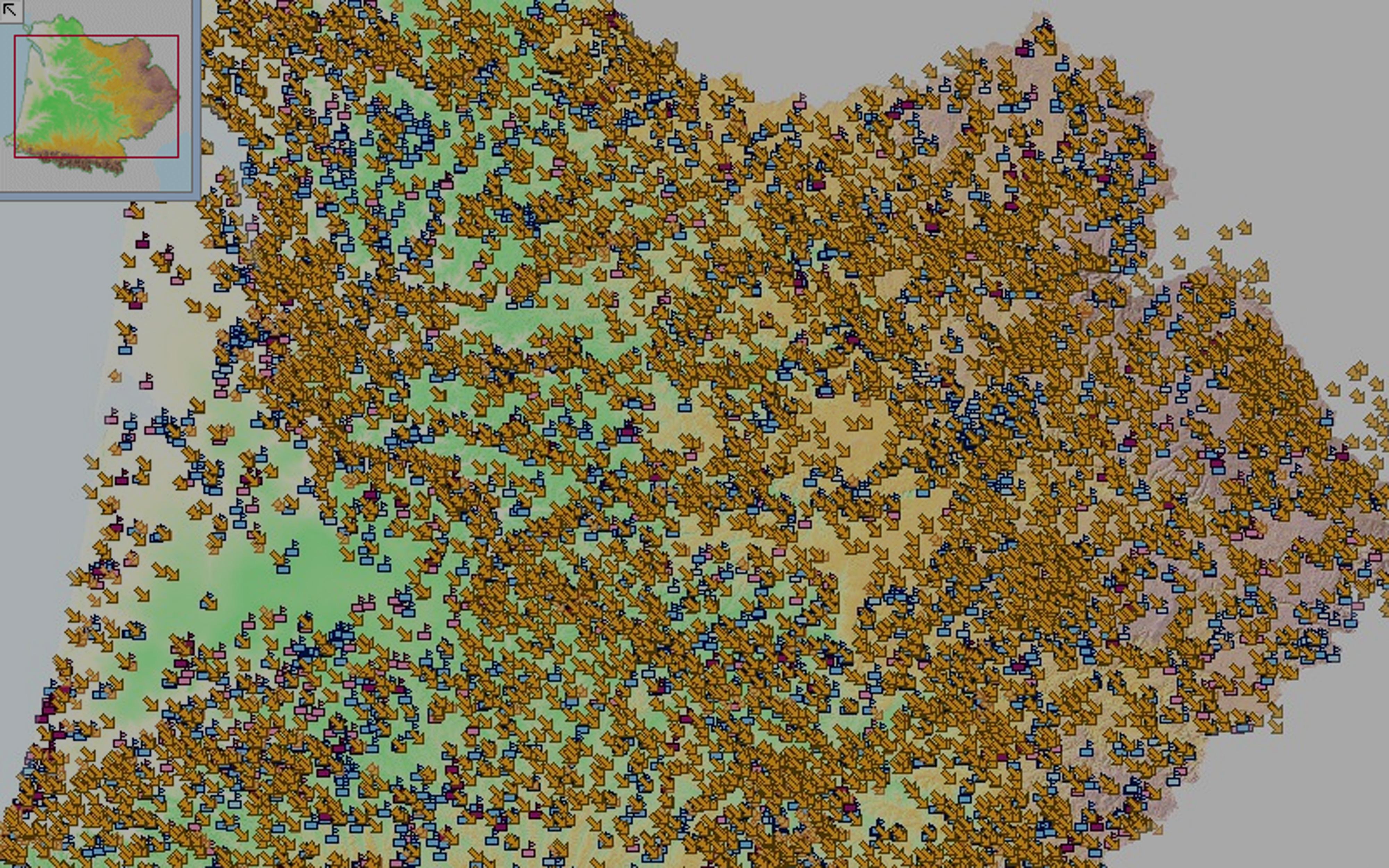 Cartographie usages et pressions domestiques, SIEAG Cartographie usages et pressions domestiques, SIEAG