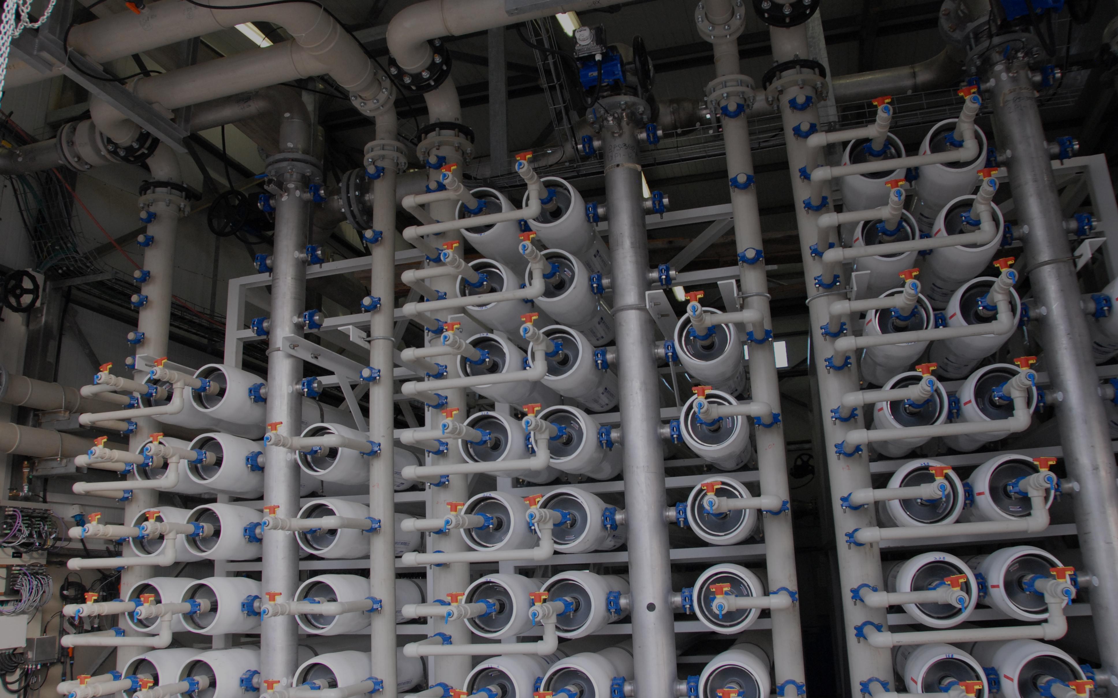 Usine de dessalement de l'eau de mer Mekorot Israël