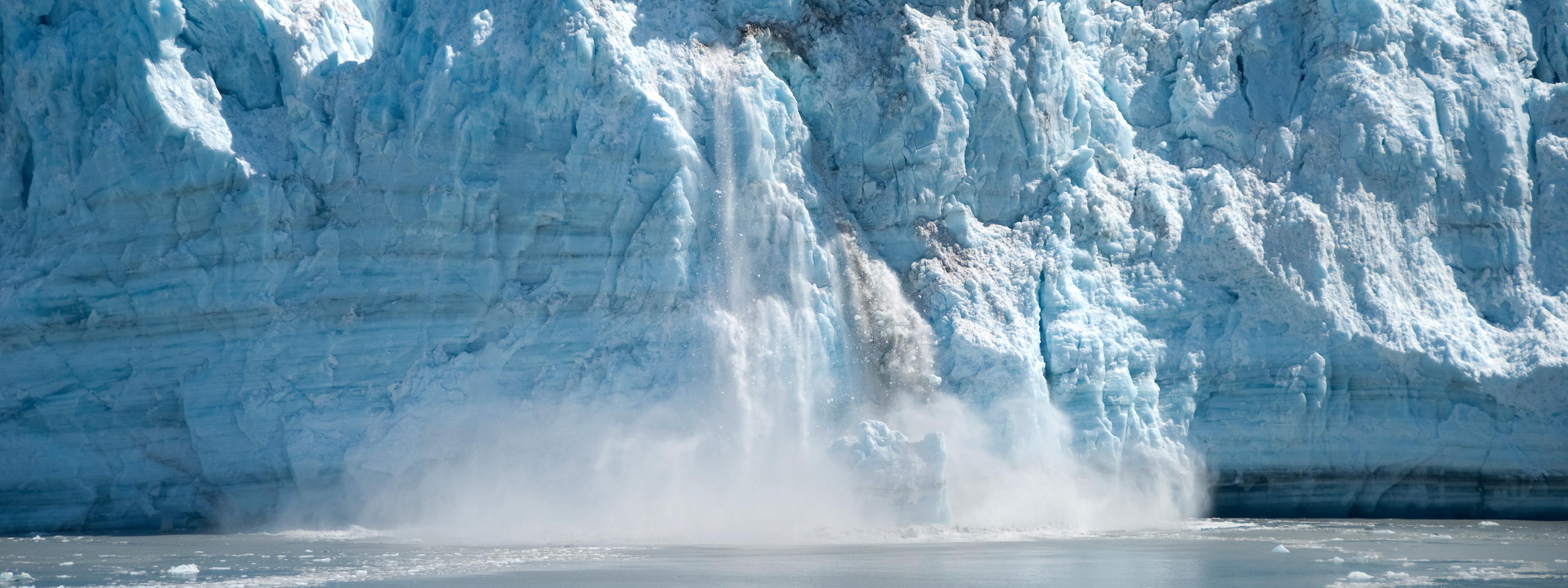 Glacier qui fond en Alaska