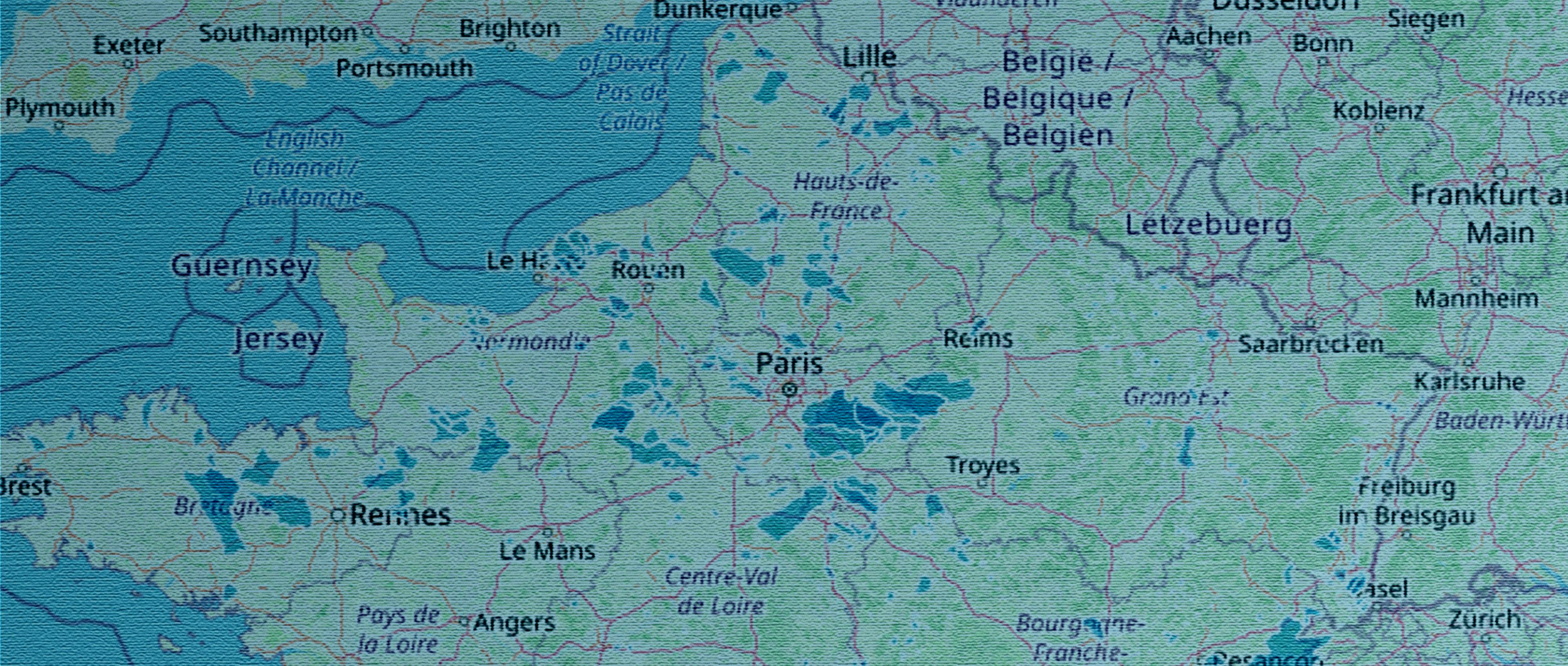 carte des aires d'alimentation de captage en france métropolitaine