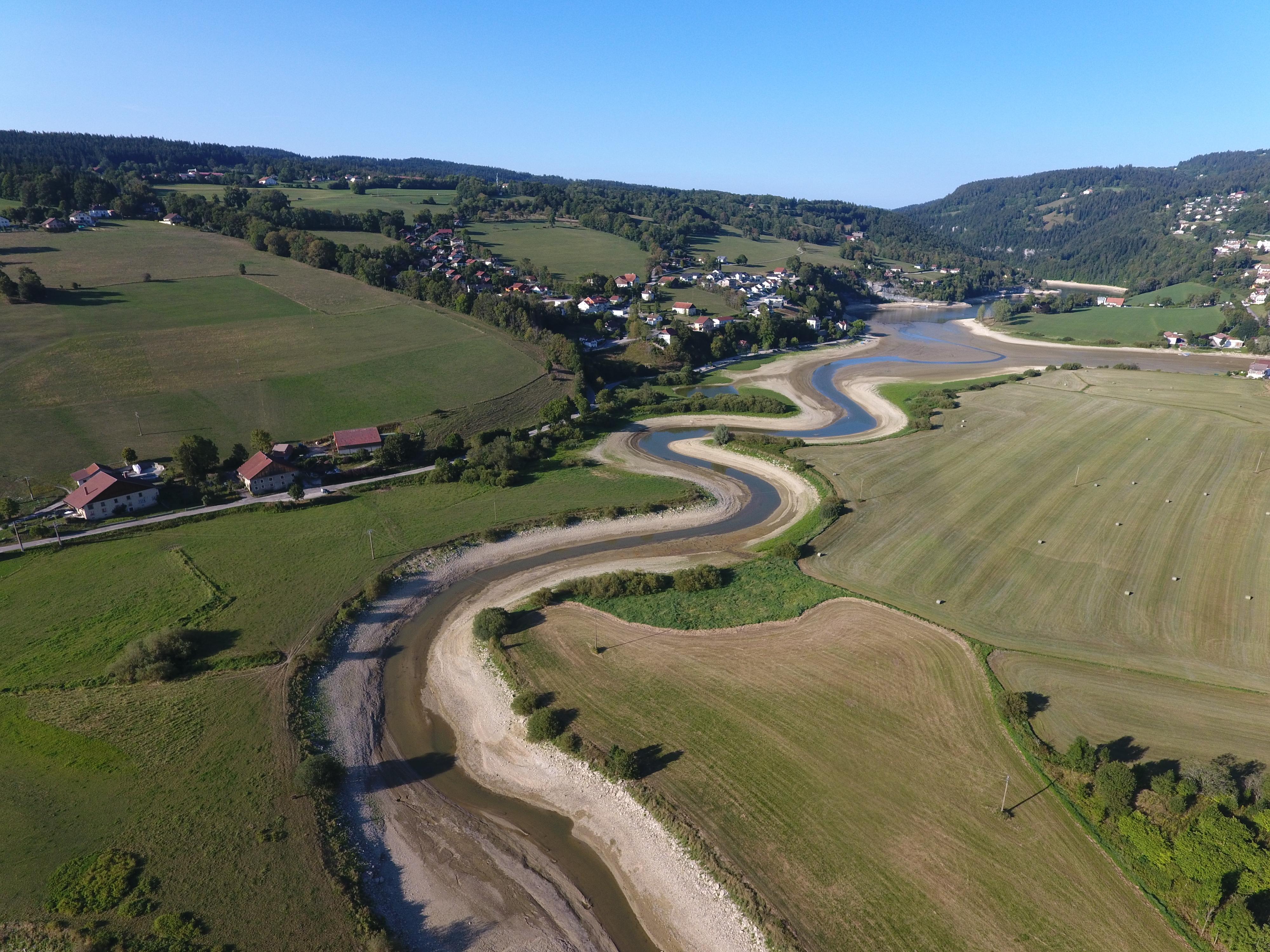 Assèchement du Doubs