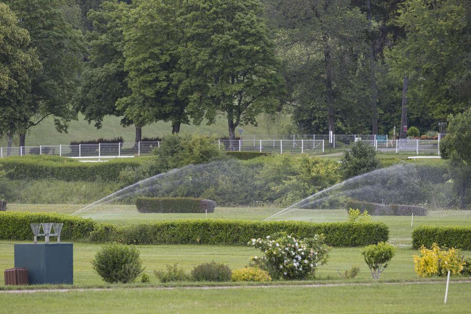 Irrigation d'un terrain de golf