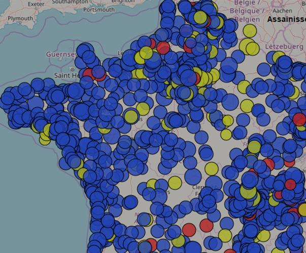 Carte d'information sur l'assainissement communal Carte d'information sur l'assainissement communal