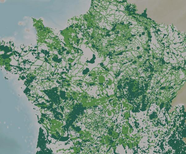Carte nationale Trame Verte et Bleue