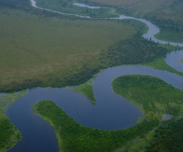 Méandres de la rivière Kobuk, Alaska Méandres de la rivière Kobuk, Alaska