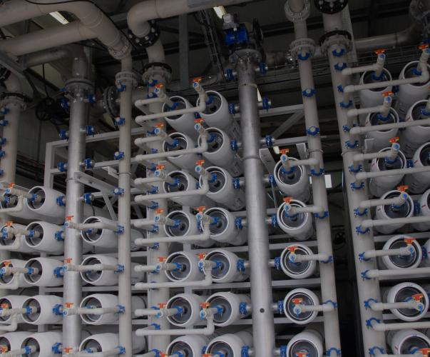 Usine de dessalement de l'eau de mer Mekorot Israël Usine de dessalement de l'eau de mer Mekorot Israël