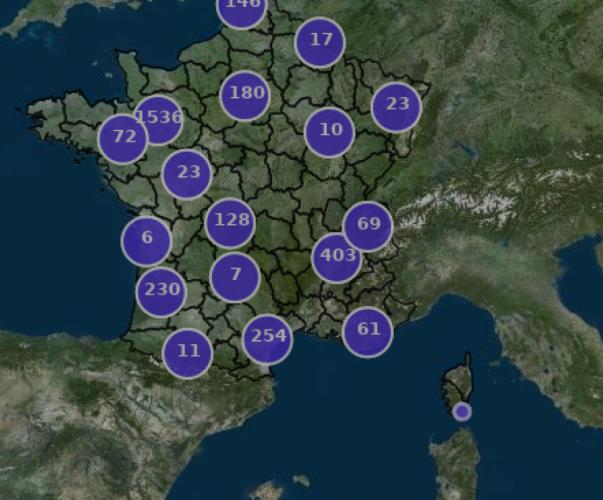 Cartographie des mesures compensatoires des atteintes à la biodiversité, Géoportail Cartographie des mesures compensatoires des atteintes à la biodiversité, Géoportail
