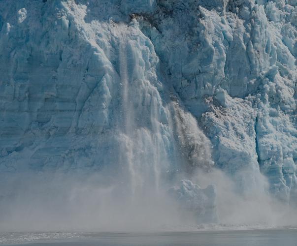 Glacier qui fond en Alaska