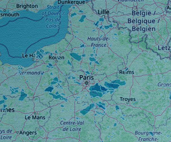carte des aires d'alimentation de captage en france métropolitaine