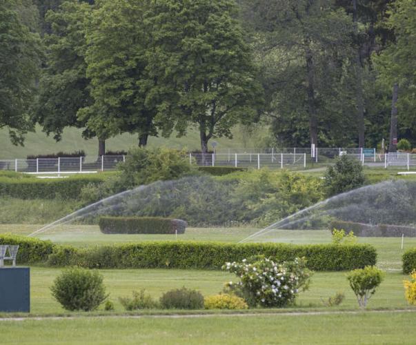 Irrigation d'un terrain de golf