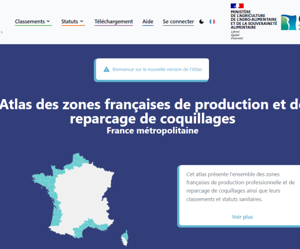 Page d'accueil Atlas de coquillages