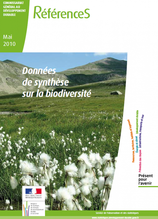 Données de synthèse sur la biodiversité (données 2010)