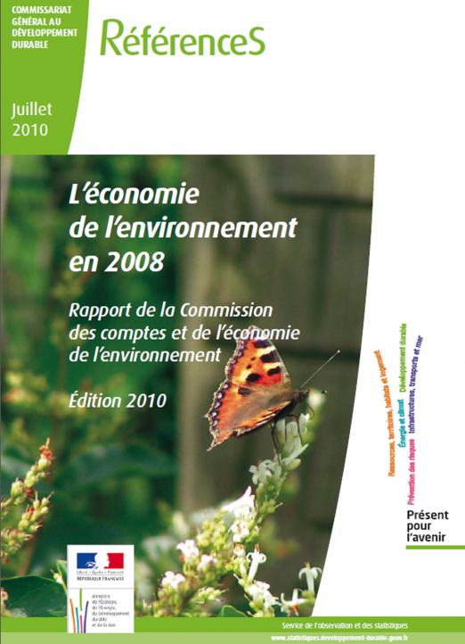L’économie de l’environnement (données 2008)