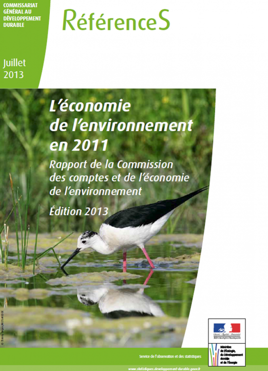 L’économie de l’environnement (données 2011)