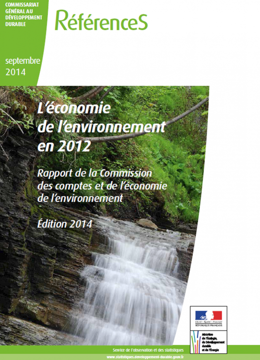L’économie de l’environnement (données 2012)