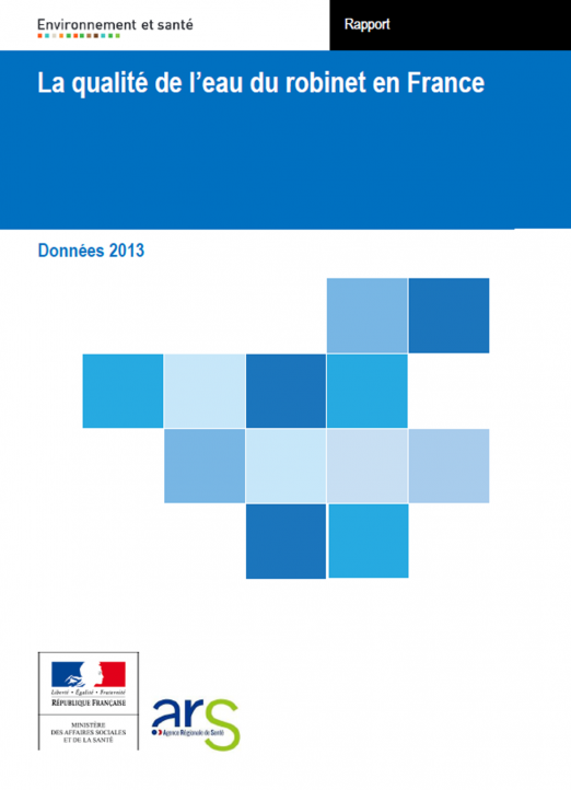 La qualité de l’eau du robinet en France (données 2013)