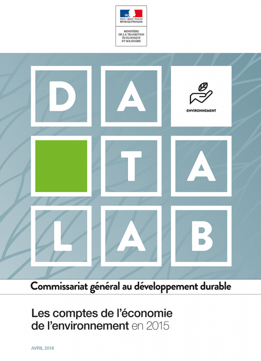Les comptes de l’économie de l’environnement en 2015