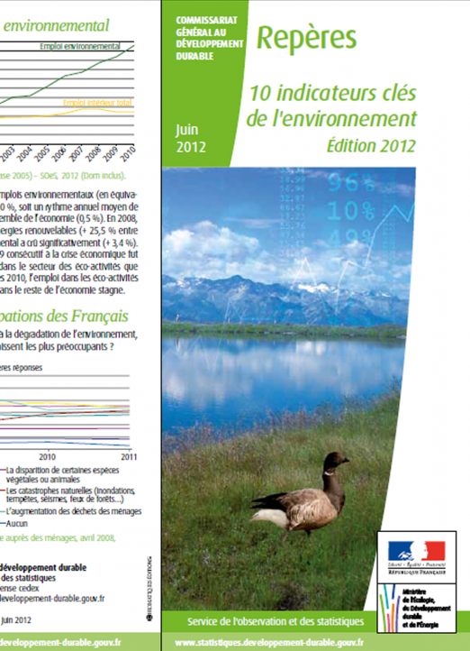 10 indicateurs-clés de l’environnement (édition 2012)