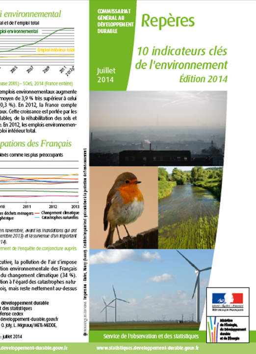 10 indicateurs-clés de l’environnement (édition 2014)