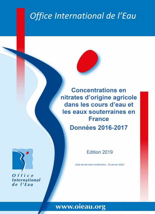 Concentrations en nitrates d’origine agricole dans les cours d’eau et les eaux souterraines en France - Données 2016-2017