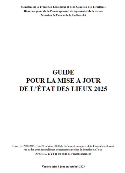 Couverture Guide mise à jour état des lieux 2025