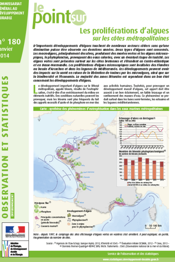 Les proliférations d’algues sur les côtes métropolitaines