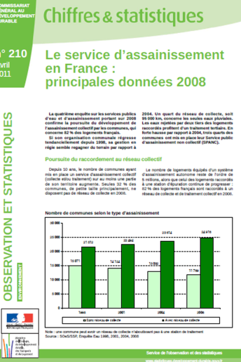 Le service d’assainissement en France (données 2008)