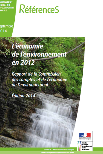 L’économie de l’environnement (données 2012)