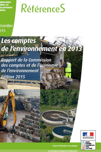 L’économie de l’environnement (données 2013)