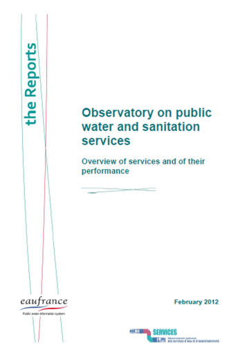 Observatory on public water and sanitation services: Overview of the services and of their performances (data 2009)