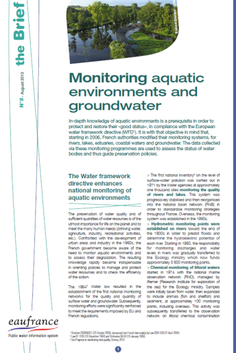 Monitoring aquatic environments and groundwater