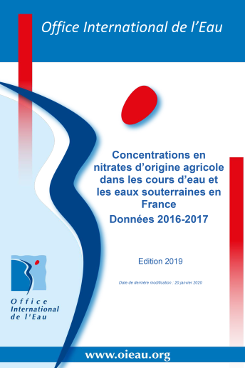 Concentrations en nitrates d’origine agricole dans les cours d’eau et les eaux souterraines en France - Données 2016-2017 Concentrations en nitrates d’origine agricole dans les cours d’eau et les eaux souterraines en France - Données 2016-2017