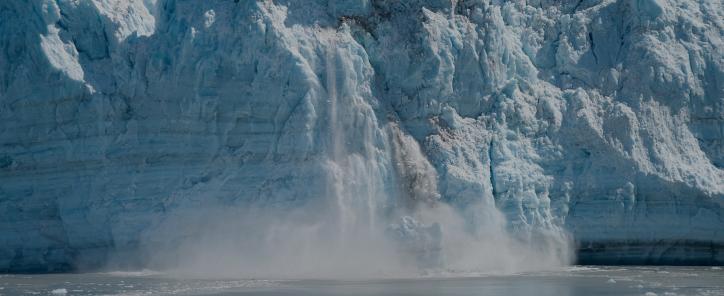 Glacier qui fond en Alaska